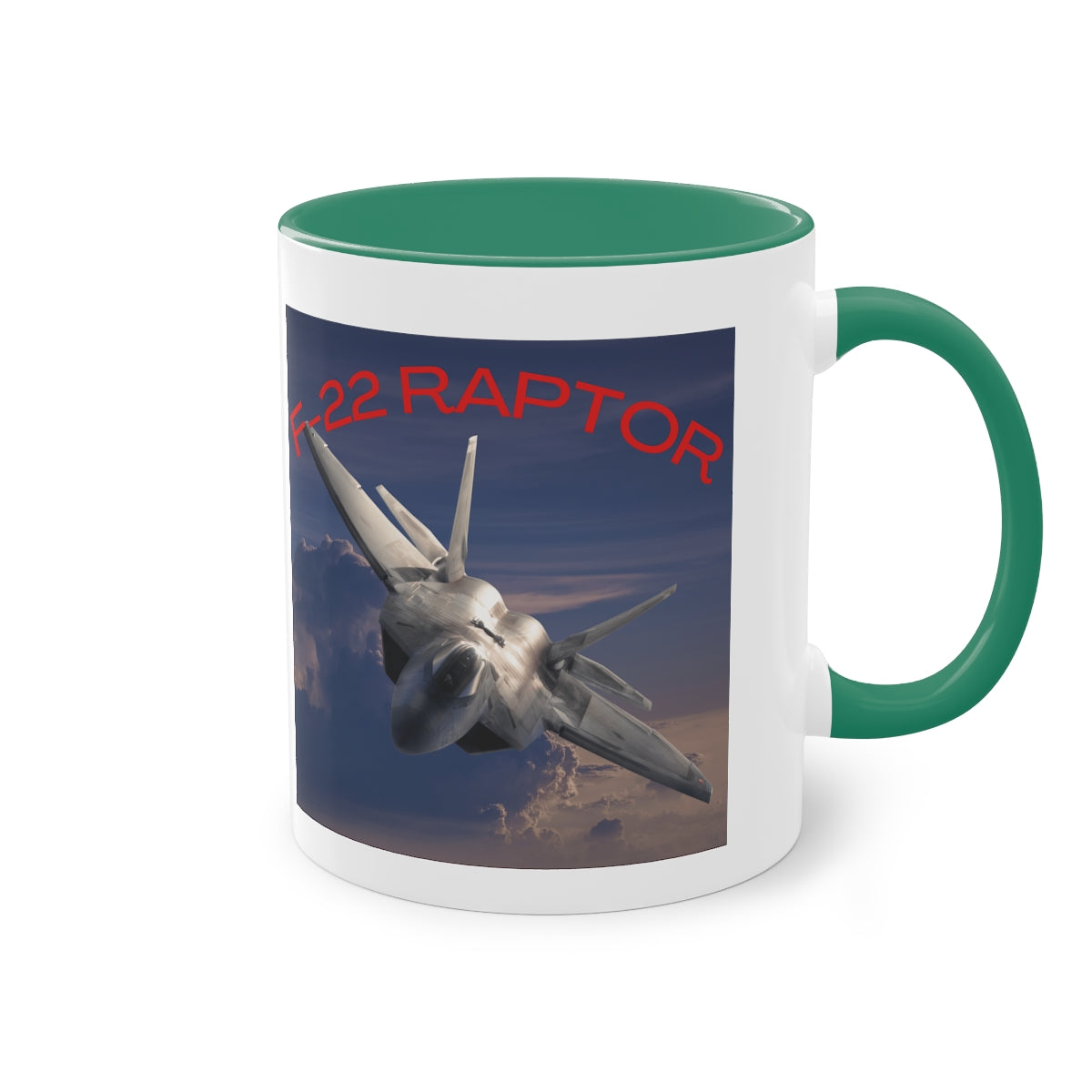 Coffee Mug ( F-22 RAPTOR 2 ) Military Style