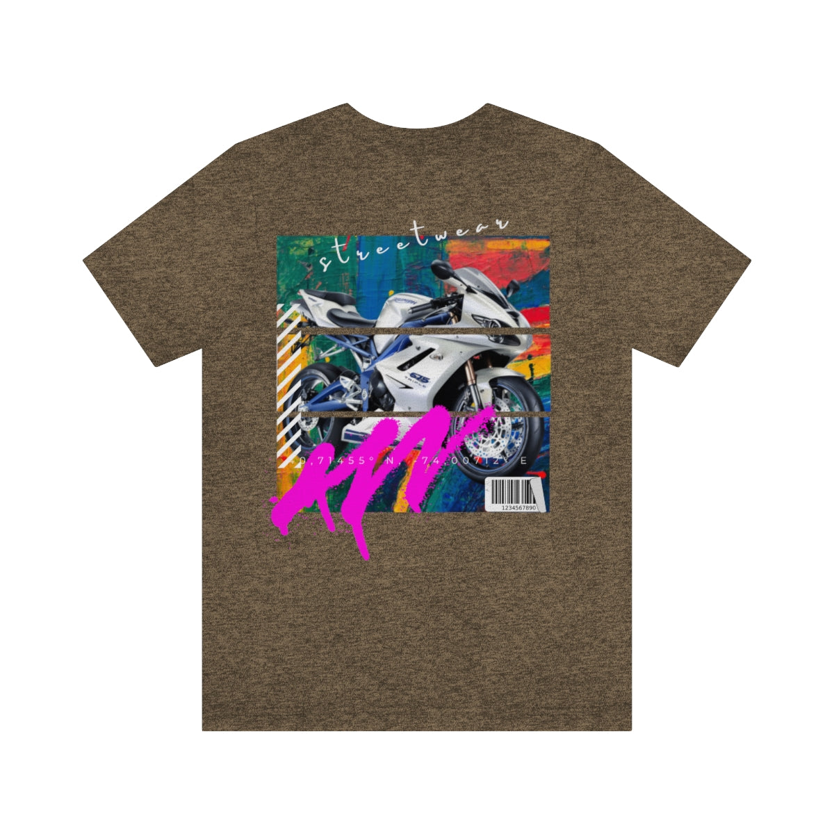 T-shirt Classic Jersey Short Sleeve (Urban White Sports Motorbike )