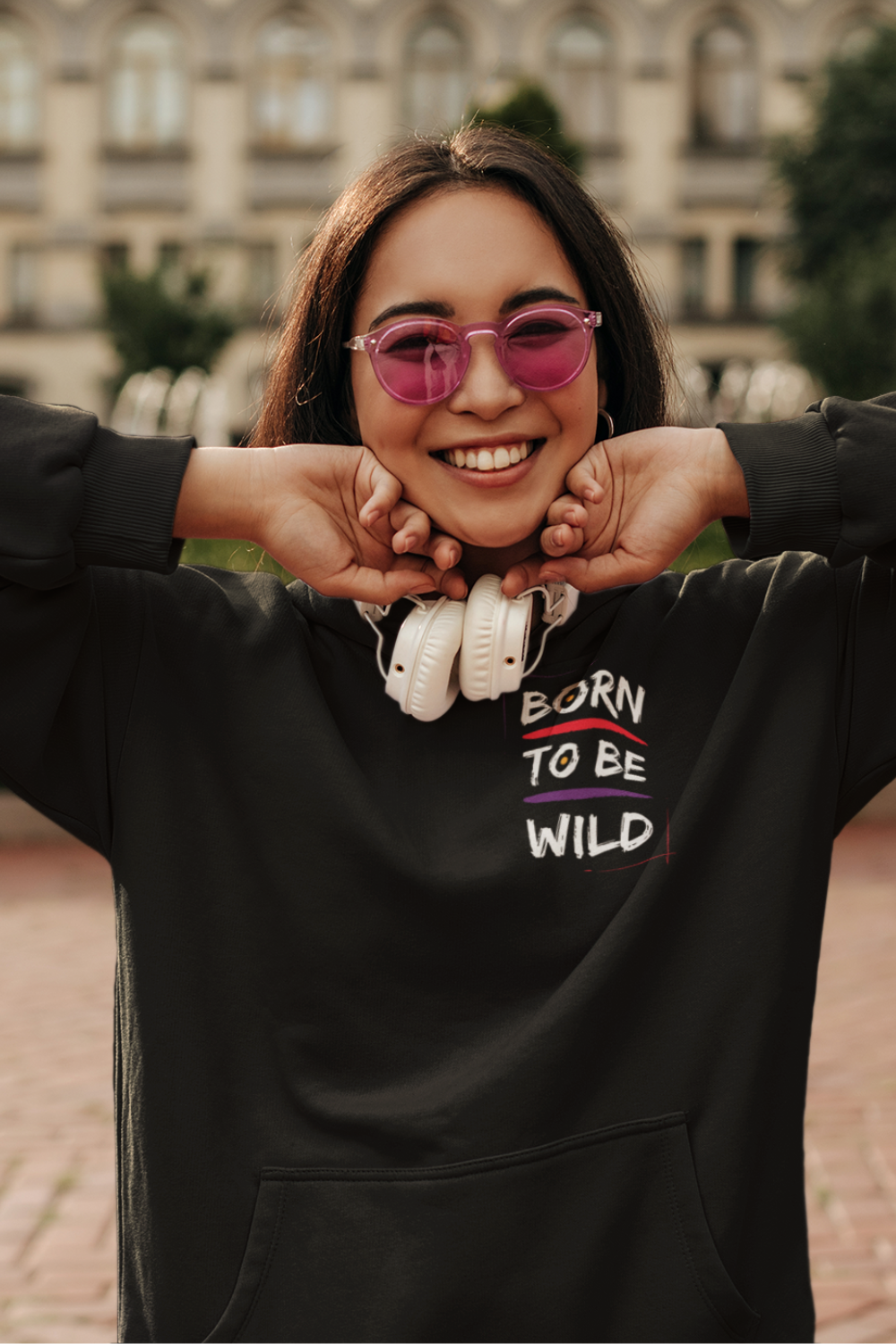 Hoodie ( Born to be wild ) Activewear