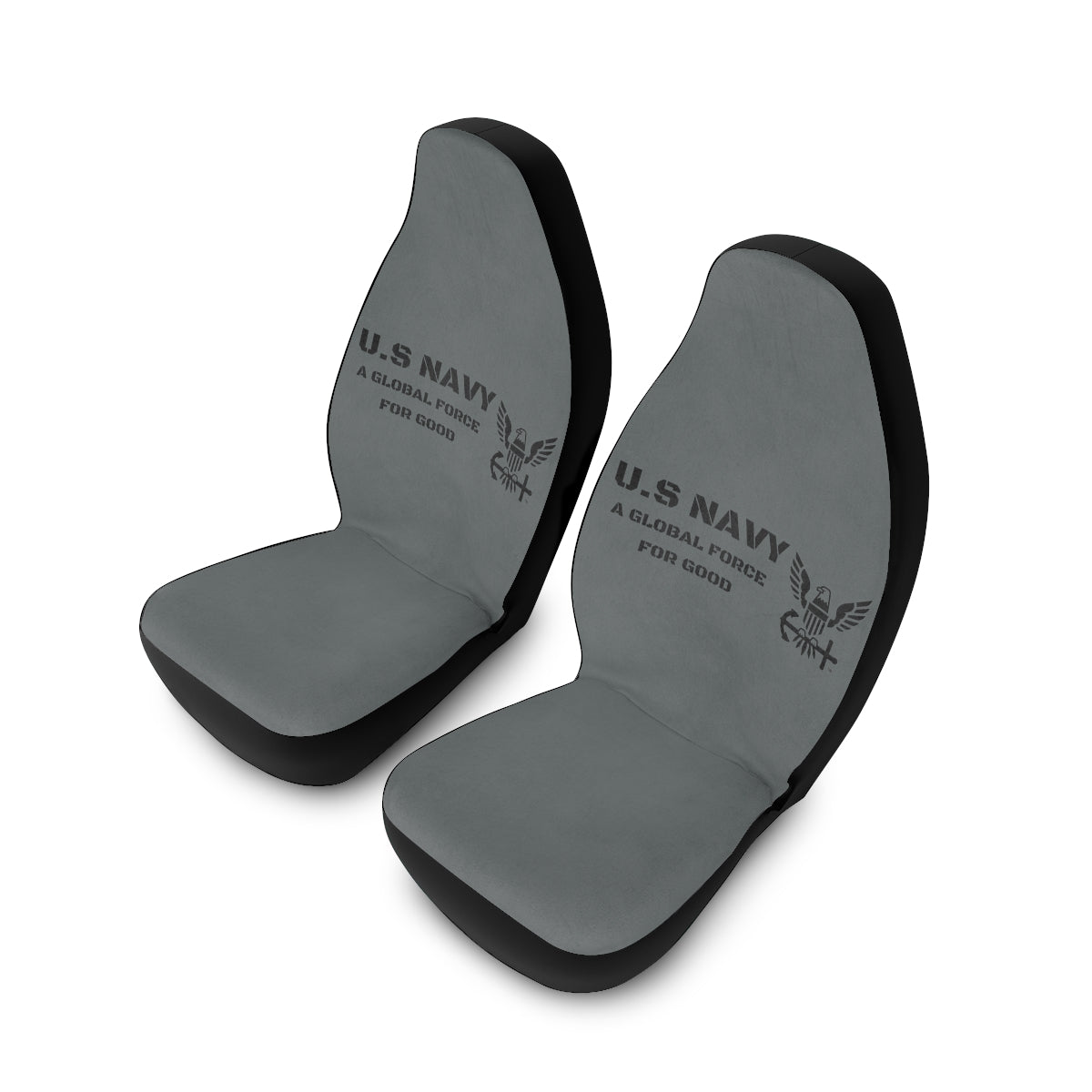Polyester Car Seat Covers ( US NAVY Grey ) Military Styling