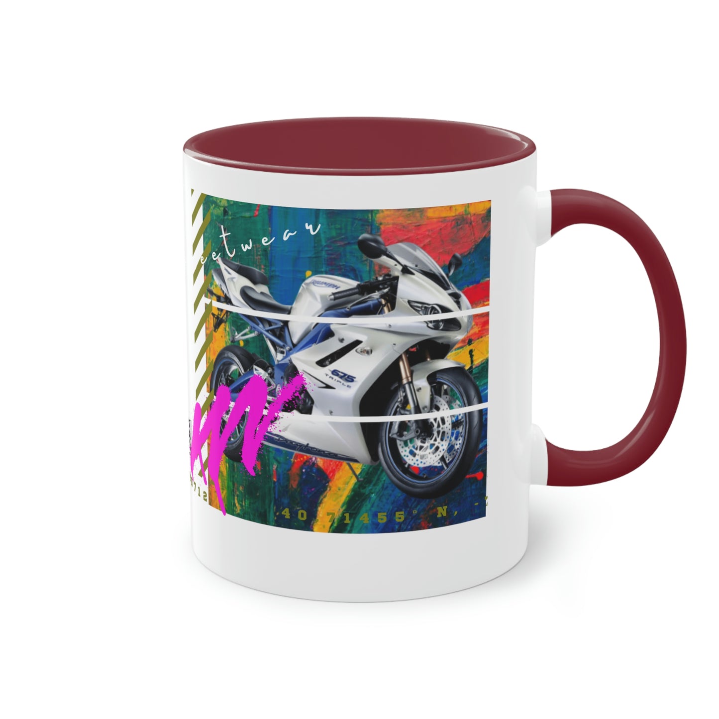 Coffee Mug ( Urban White Sports Bike )