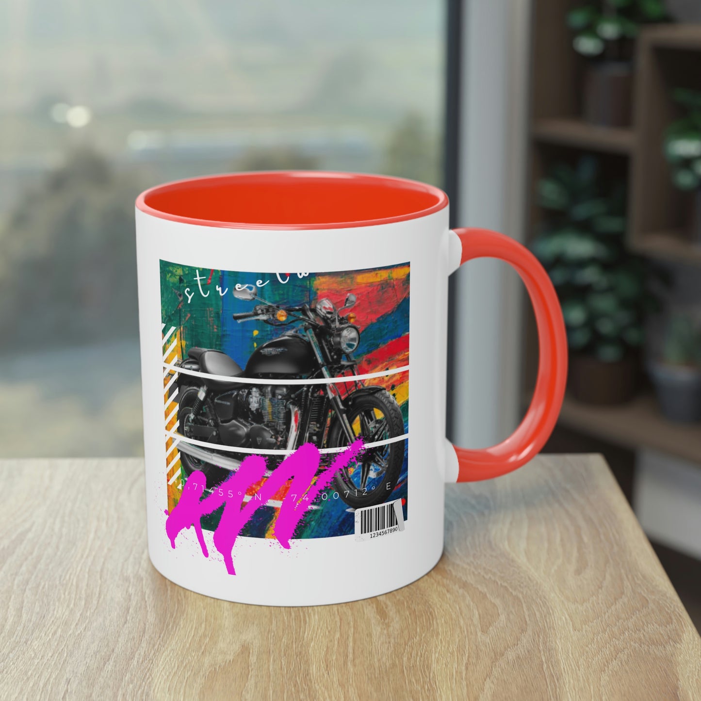 Coffee Mug  ( Urban Black Sports Bike )