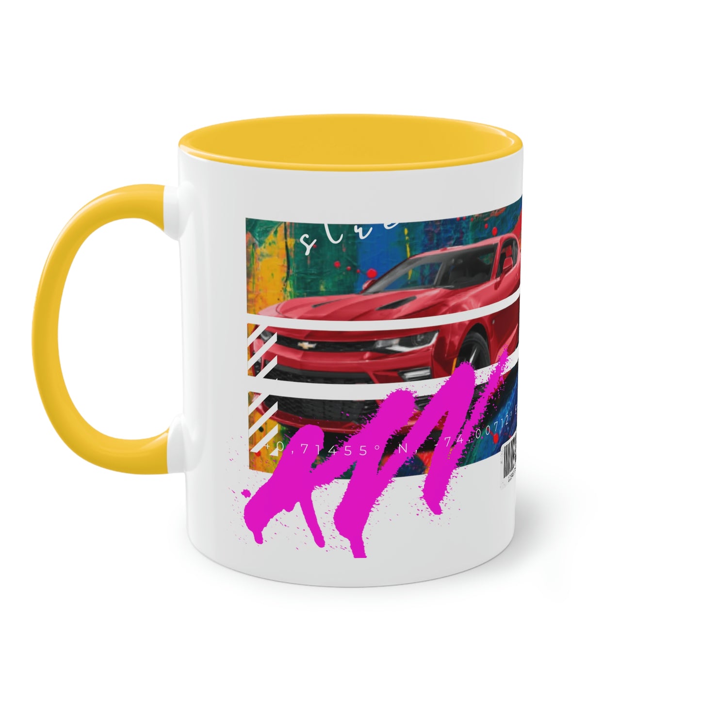 Coffee Mug ( Urban Red Corvette )