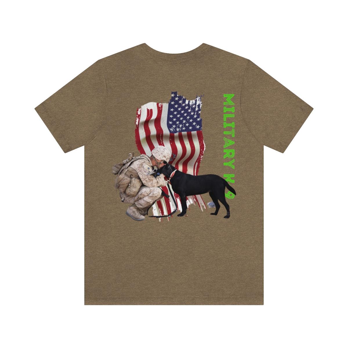 T-Shirt Classic jersey short sleeve ( Military T-shirt, K-9 Unit ) Military Style