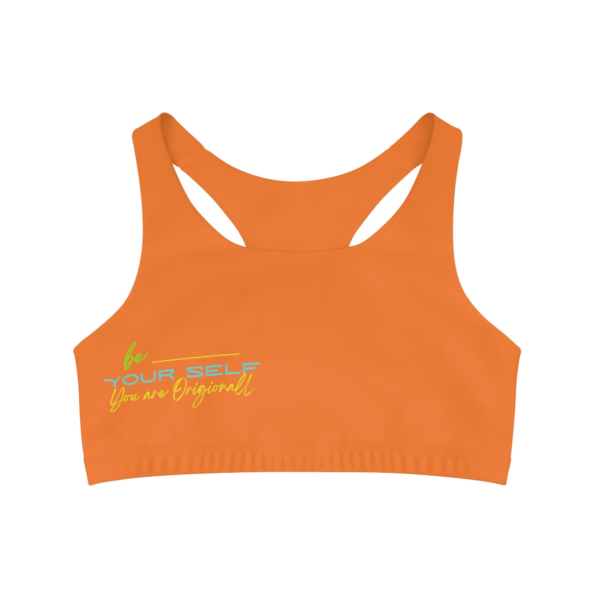 Sports Bra ( Be Yourself ) ORANGE