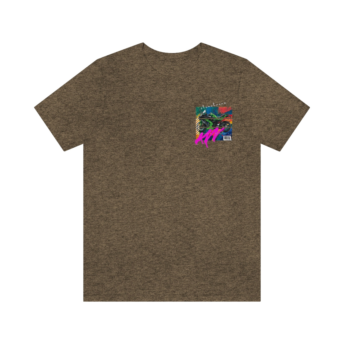 T-shirt Classic Jersey Short Sleeve (Urban Green Motorbike )