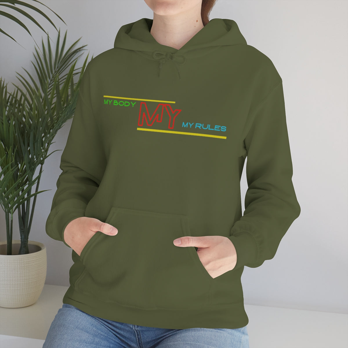 Hoodie ( My Body My Rules) Activewear