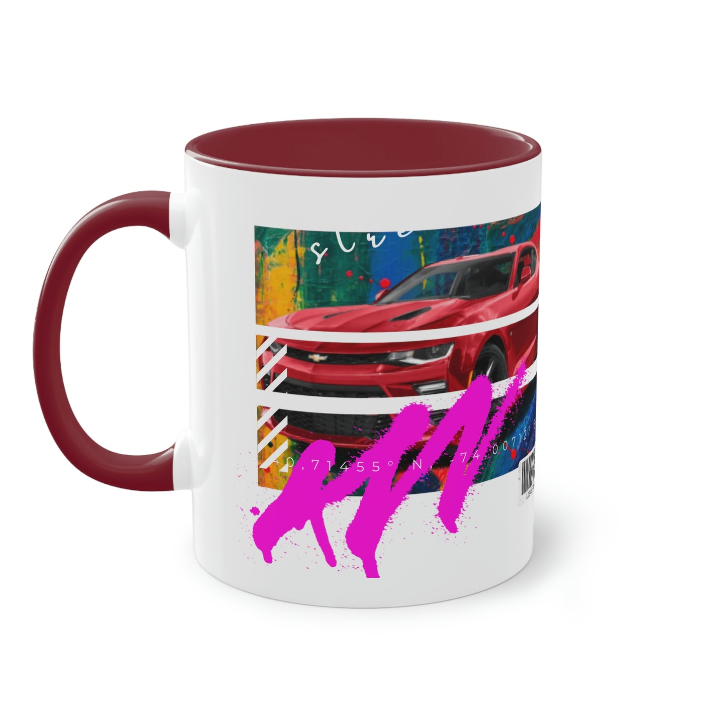 Coffee Mug ( Urban Red Corvette )