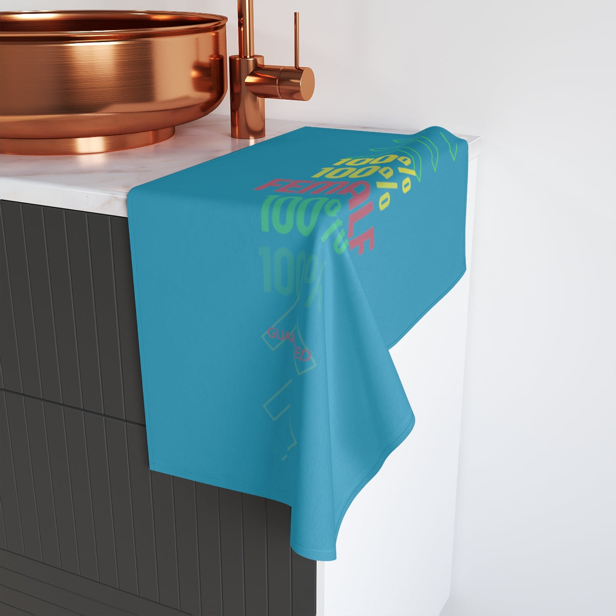 Sports Towel ( 100% Female ) Turquoise