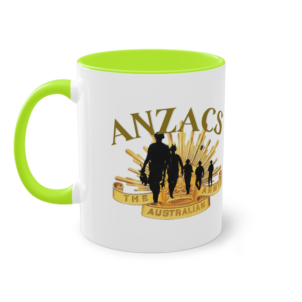 Coffee Mug ( ANZACS ) Military Style