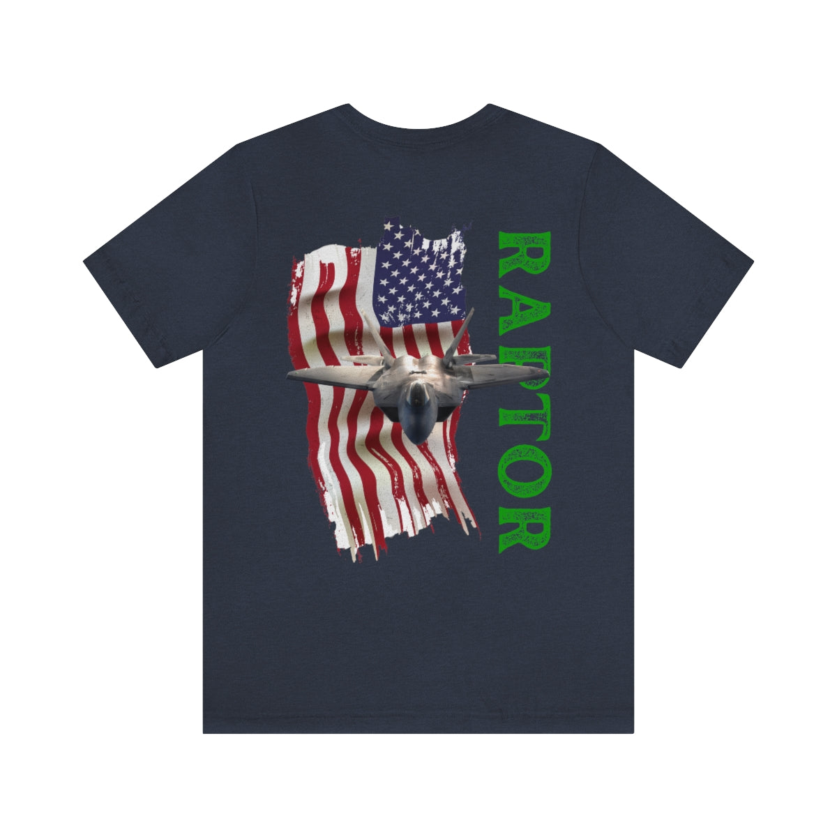 T-shirt Classic Jersey short sleeve ( RAPTOR F-22 stealth fighter ) Military Style