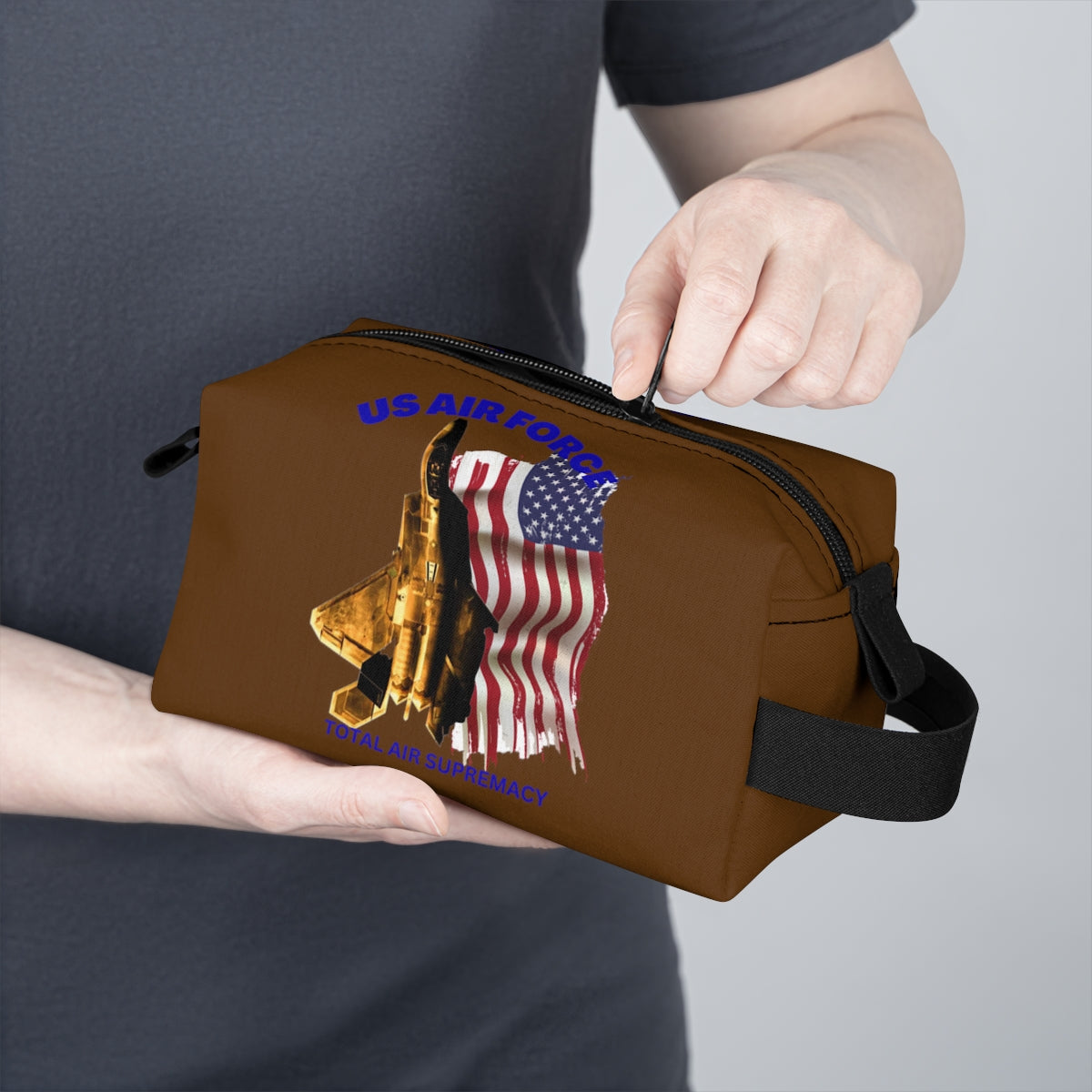 Toiletry Bag (Air Force Raptor Brown ) Military Styling