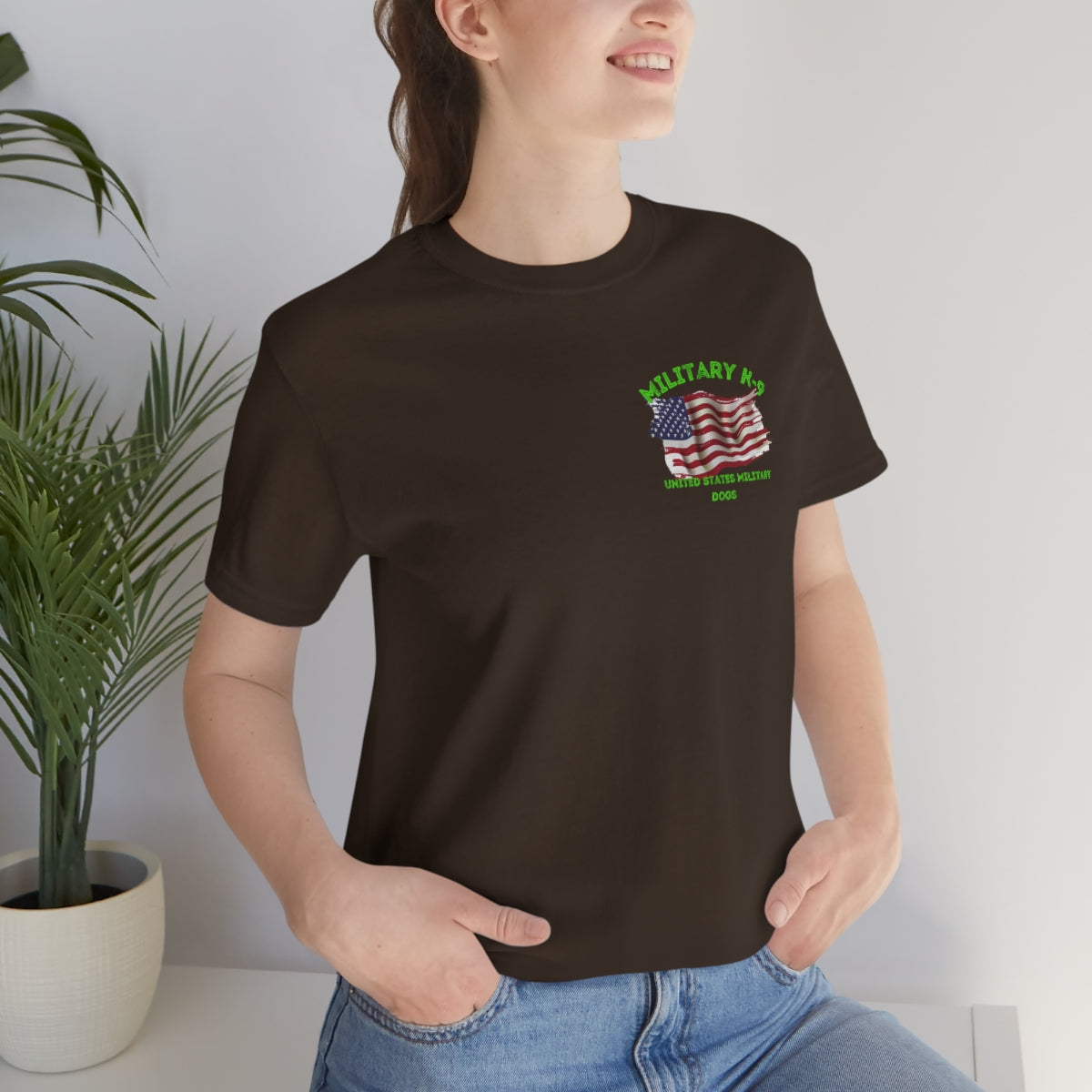 T-Shirt Classic jersey short sleeve ( Military T-shirt, K-9 Unit ) Military Style