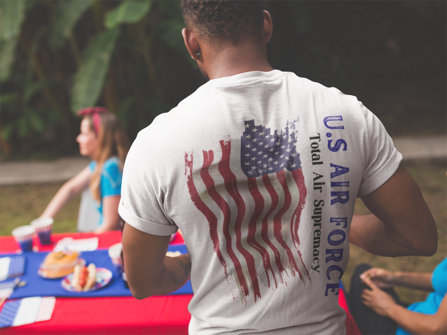 T-Shirt Classic Jersey Short Sleeves ( U.S Air Force ) Military Style