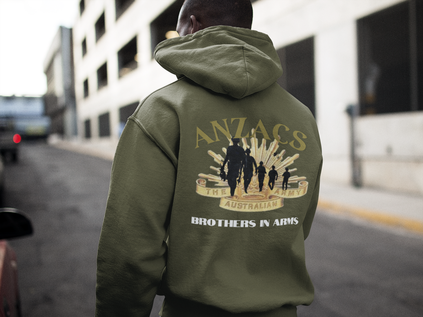 Hoodie ( ANZAC, Australian Military ) Military Style