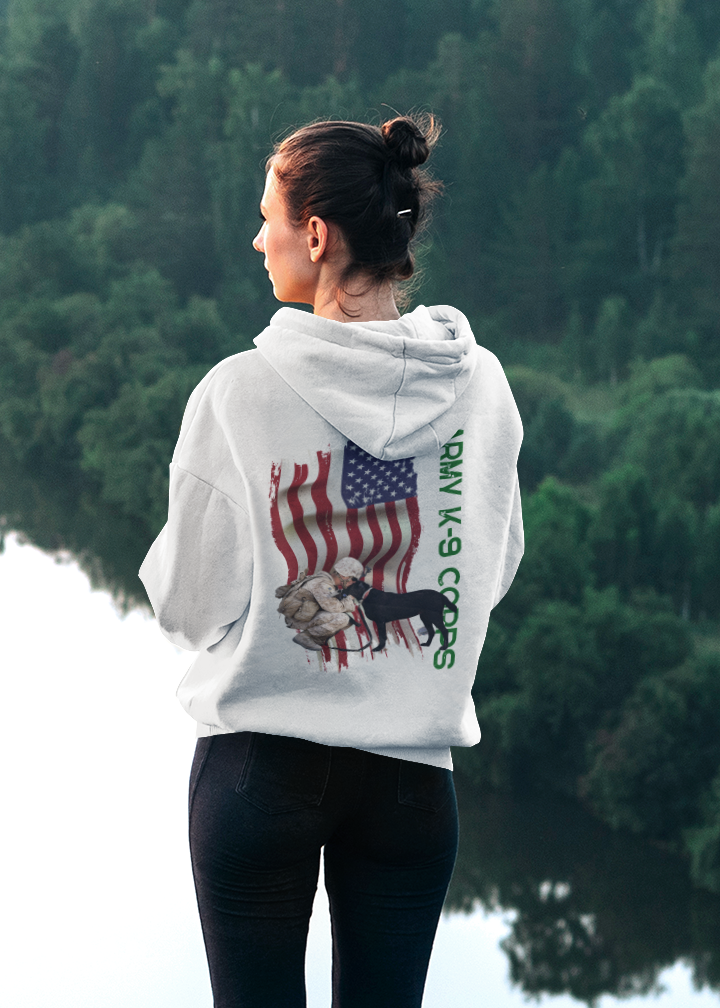 Hoodie ( Military K 9 Unit ) Military Style