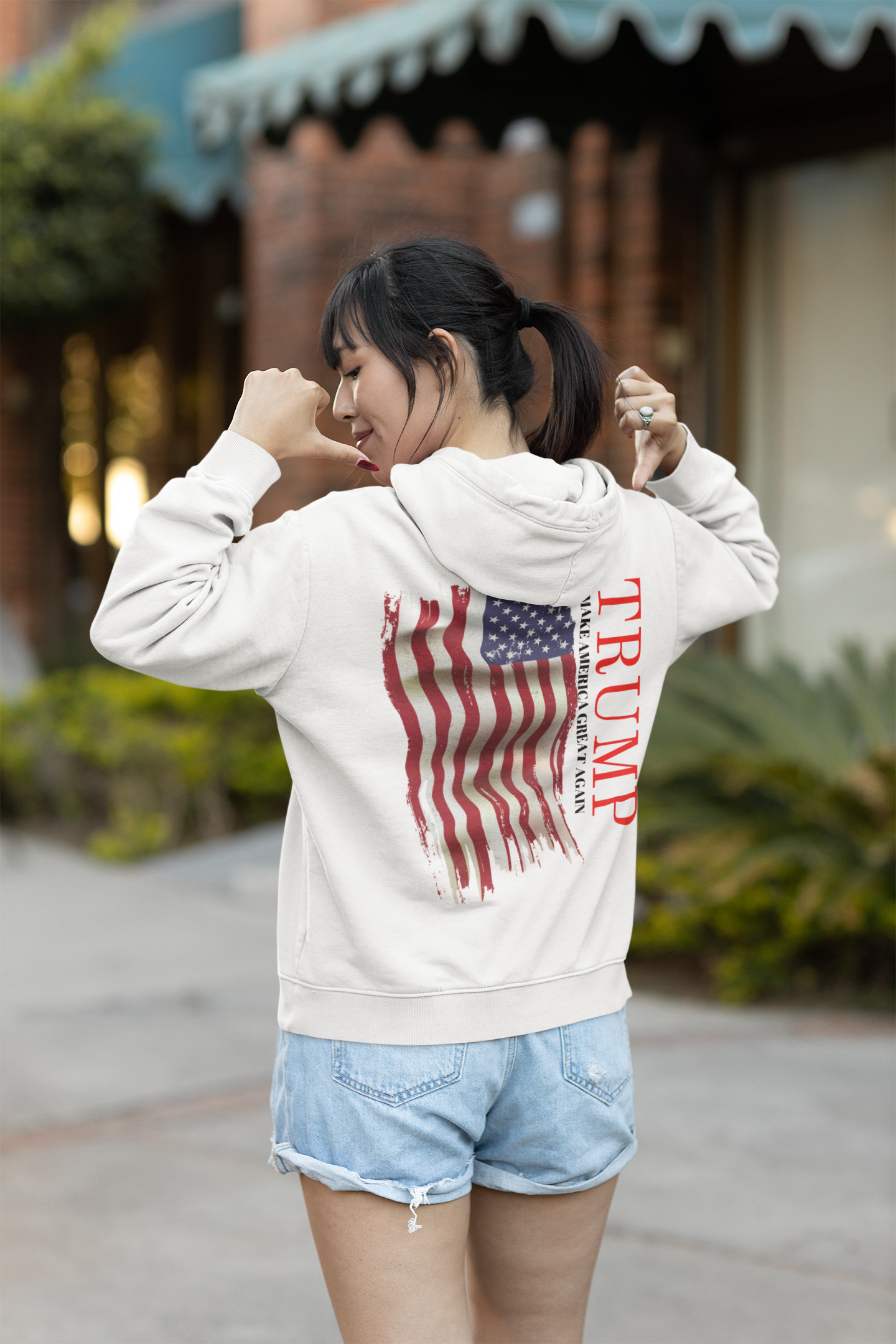 Unisex Premium Pullover Hoodie (TRUMP)
