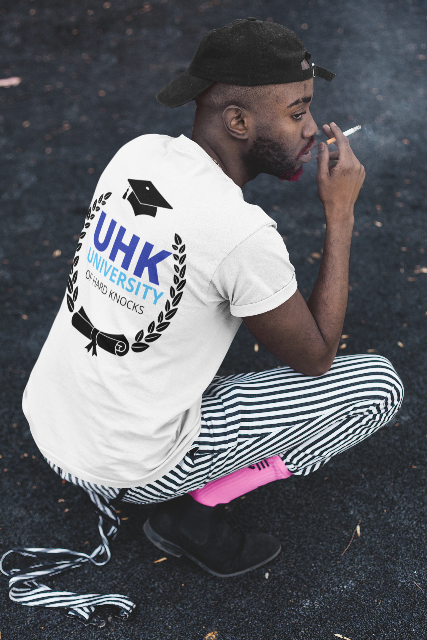 T-Shirt Unisex Jersey Short Sleeve Tee ( University Of Hard Knocks )