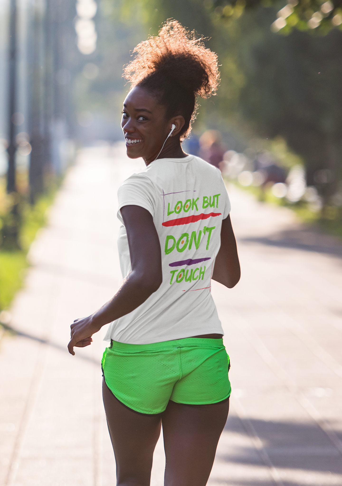 T-shirts Classic Jersey style short sleeve ( look But Don't Touch ) Activewear