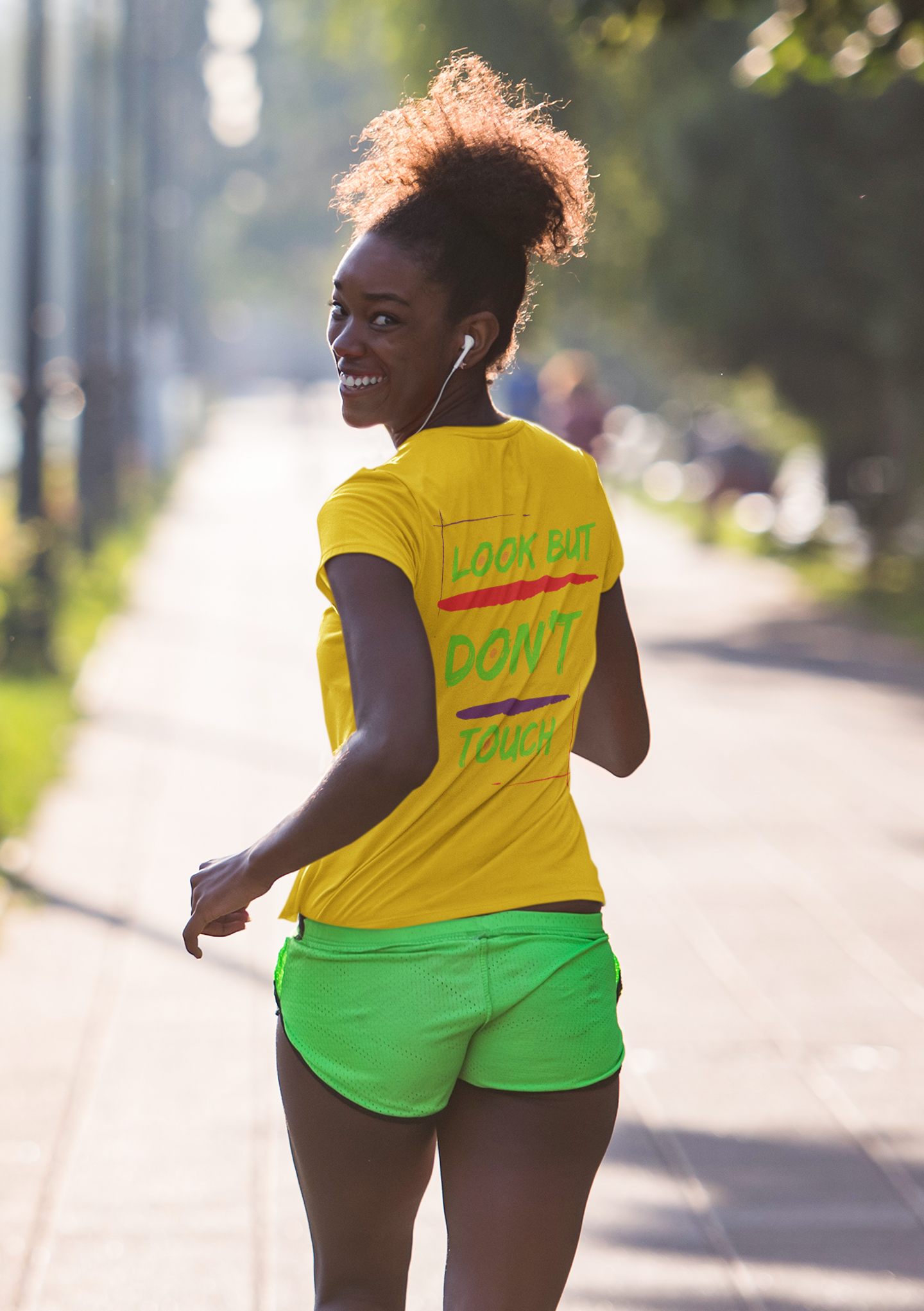 T-shirts Classic Jersey style short sleeve ( look But Don't Touch ) Activewear