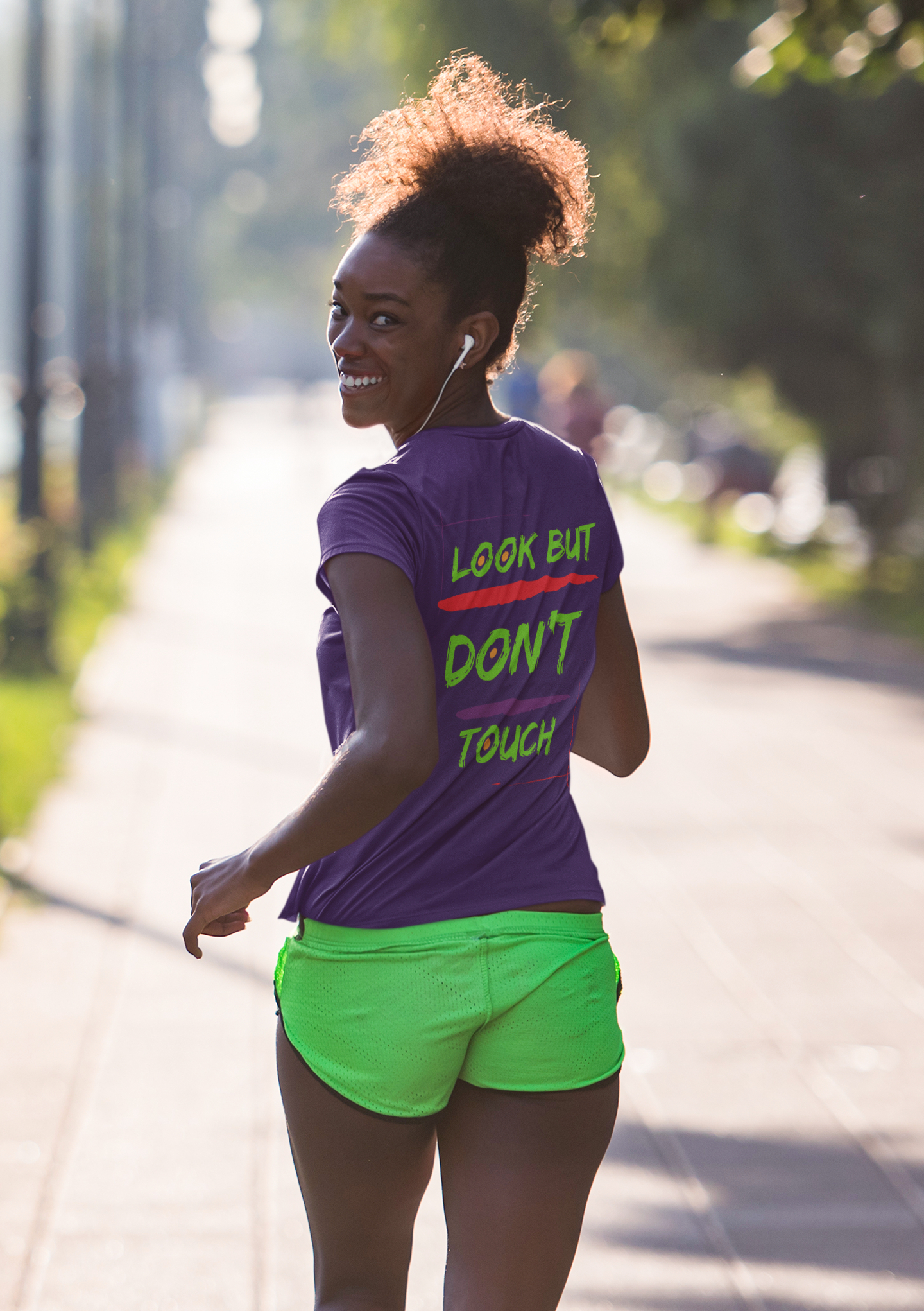 T-shirts Classic Jersey style short sleeve ( look But Don't Touch ) Activewear