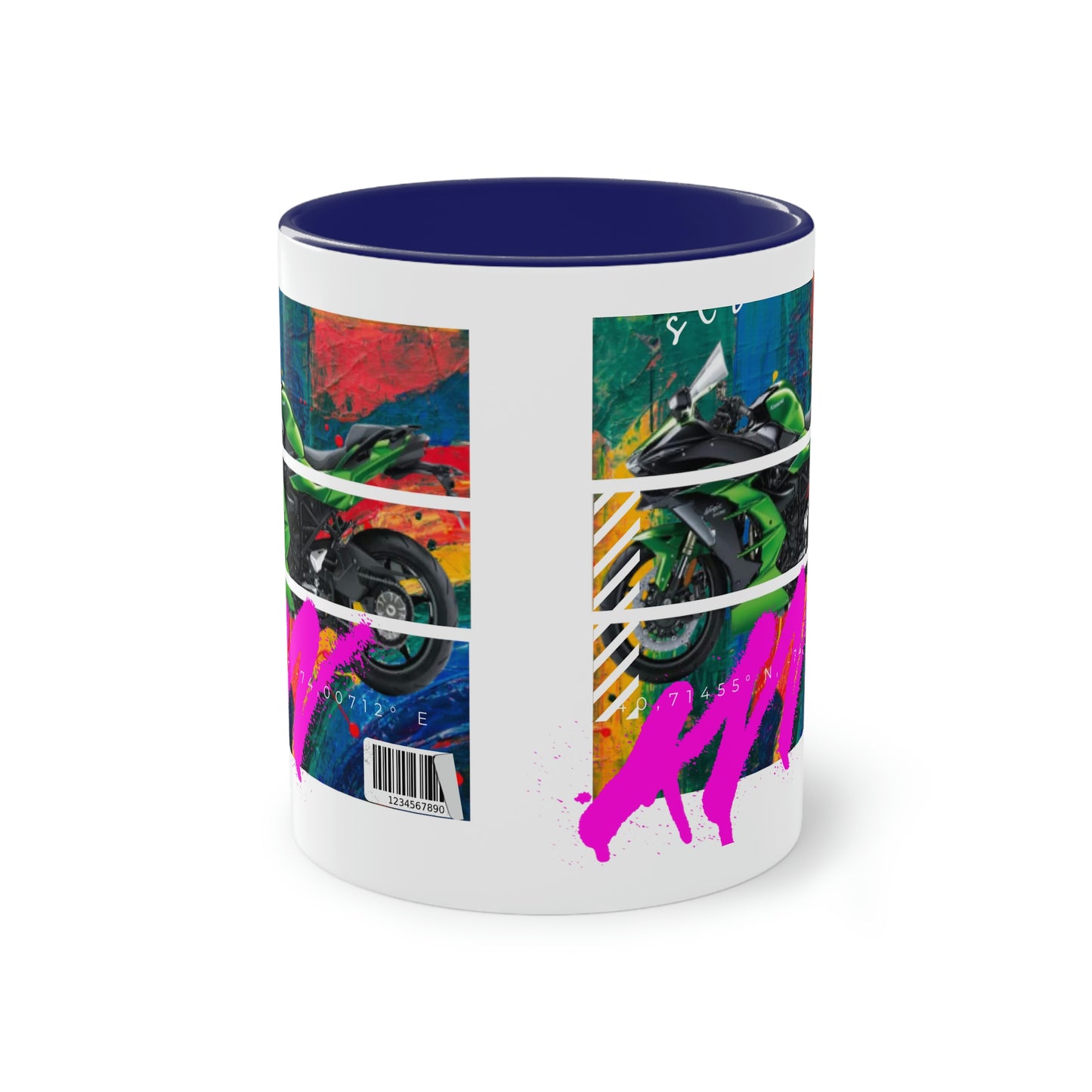 Coffee Mug  ( Urban Green Sports Bike )