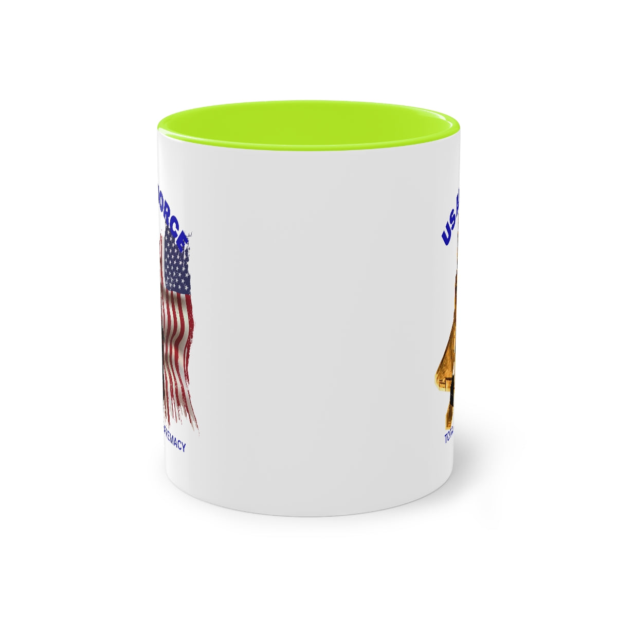 Coffee Mug ( US Air Force With Raptor ) Military Style