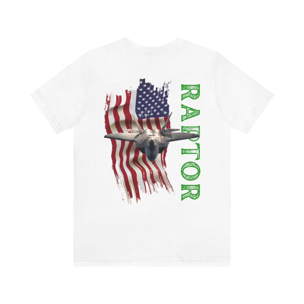 T-shirt Classic Jersey short sleeve ( RAPTOR F-22 stealth fighter ) Military Style
