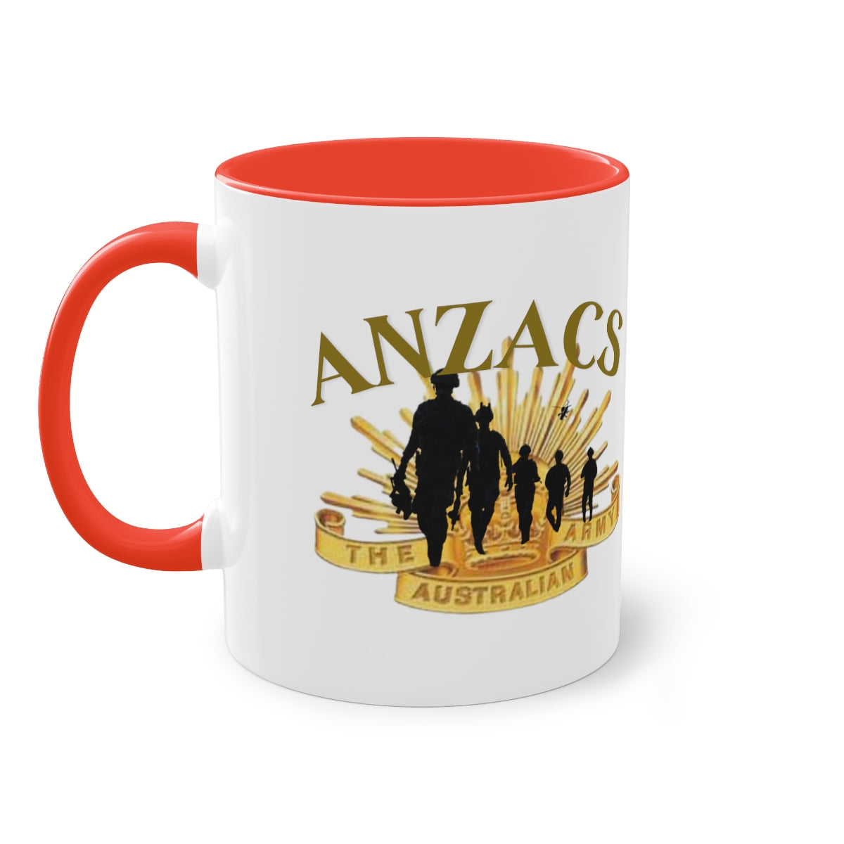 Coffee Mug ( ANZACS ) Military Style