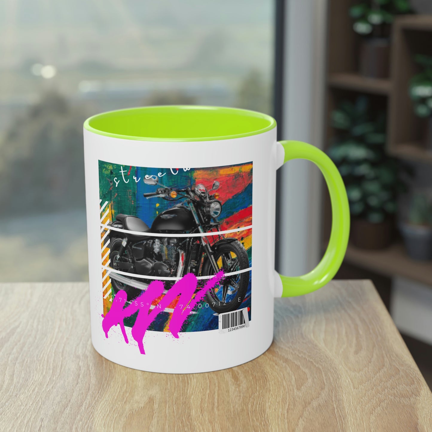 Coffee Mug  ( Urban Black Sports Bike )