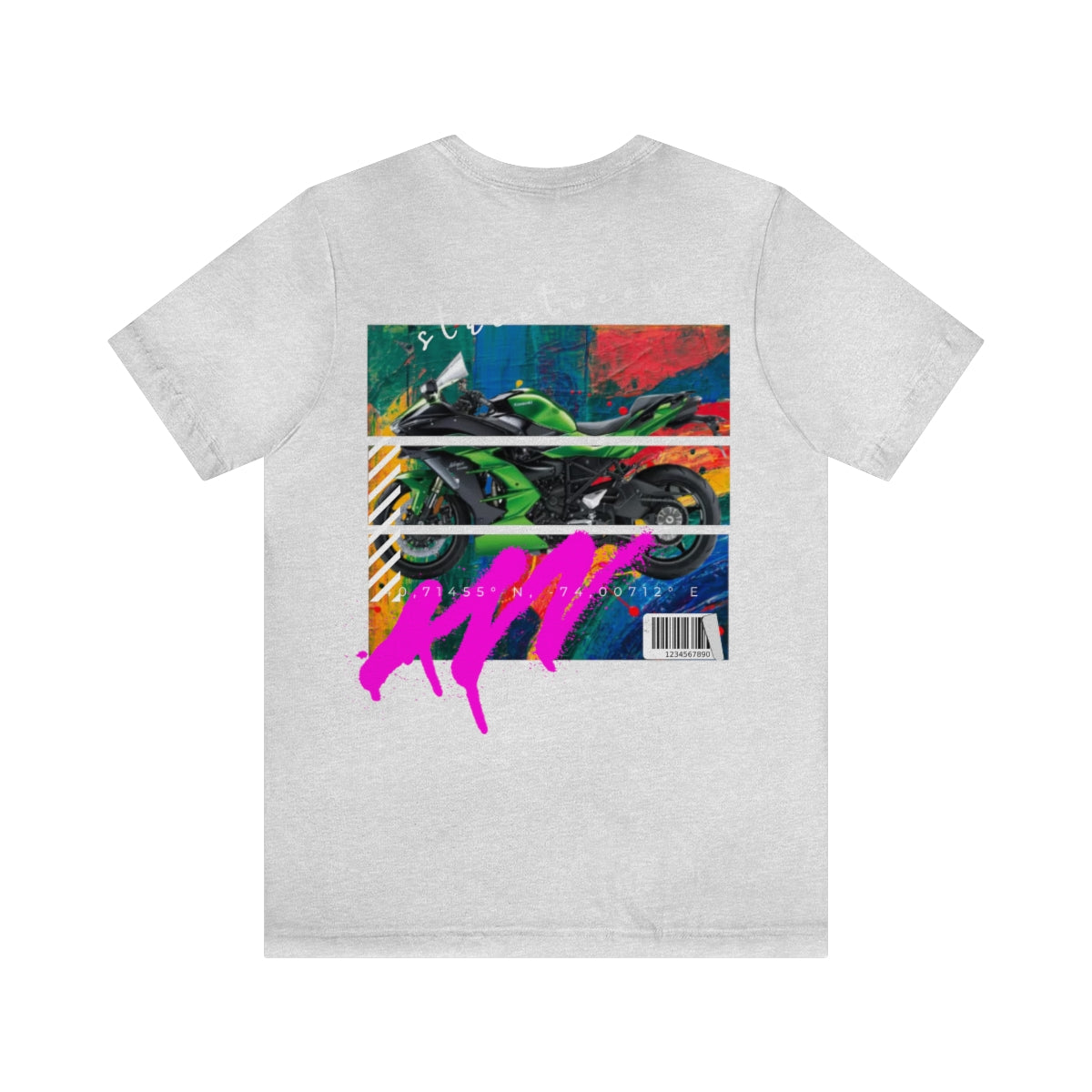 T-shirt Classic Jersey Short Sleeve (Urban Green Motorbike )