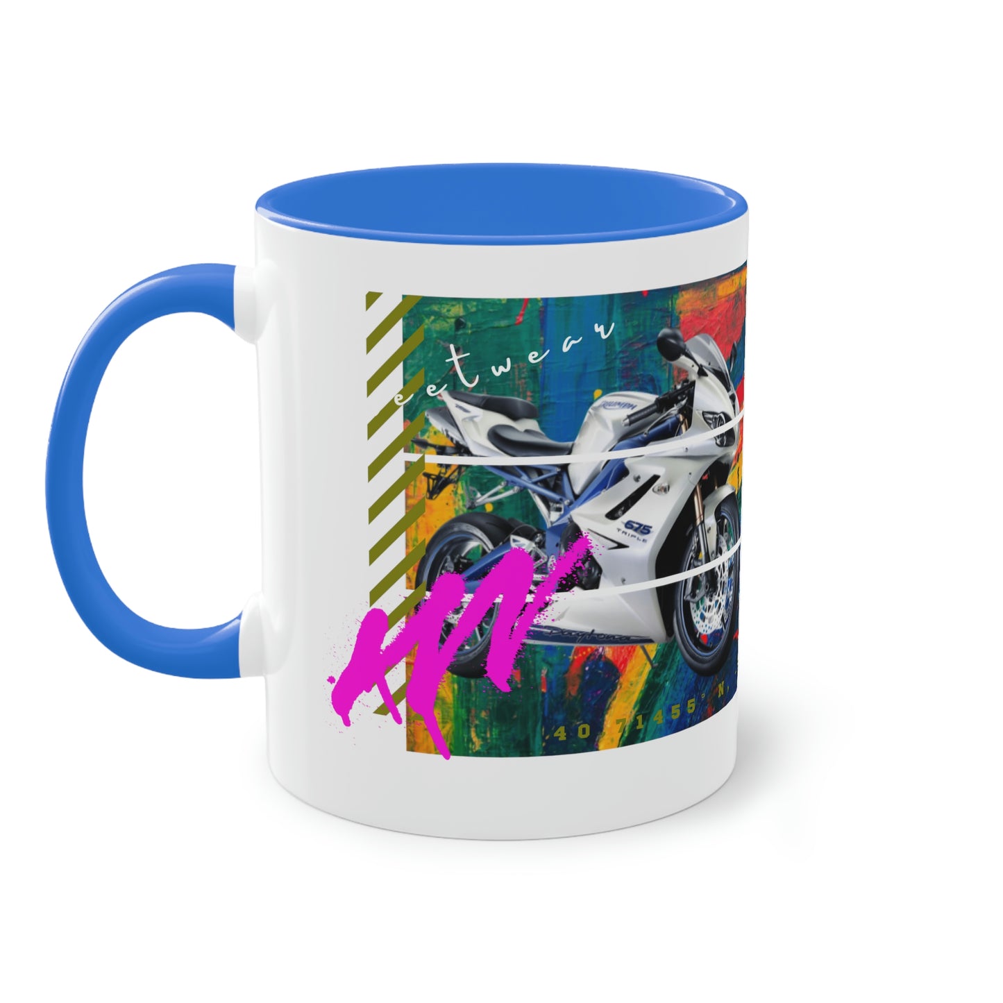 Coffee Mug ( Urban White Sports Bike )