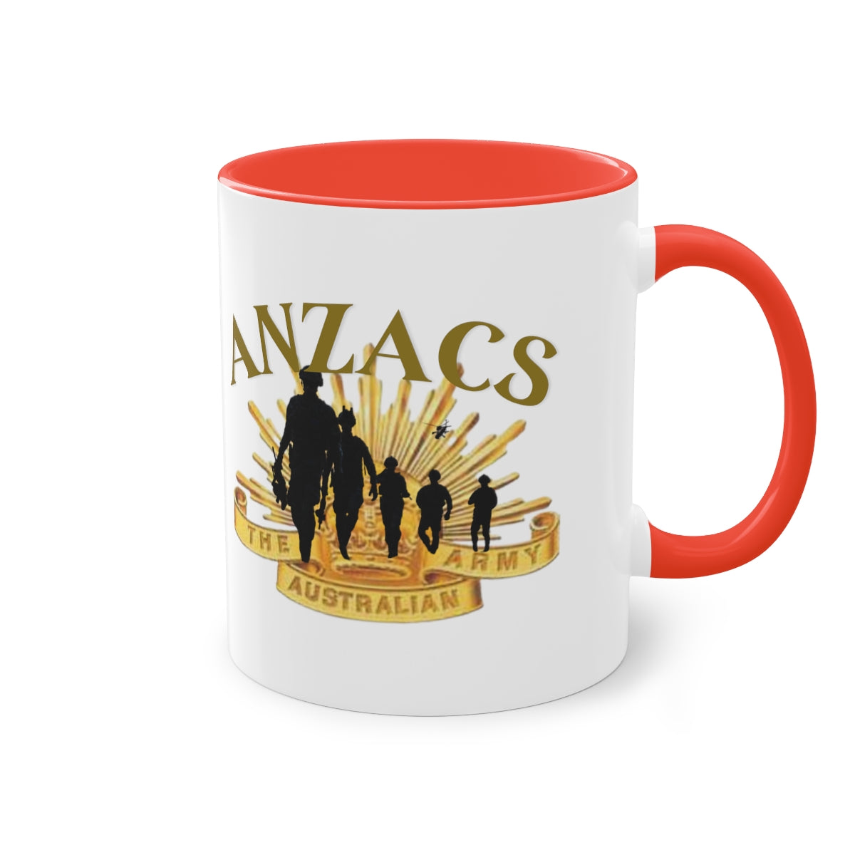 Coffee Mug ( ANZACS ) Military Style