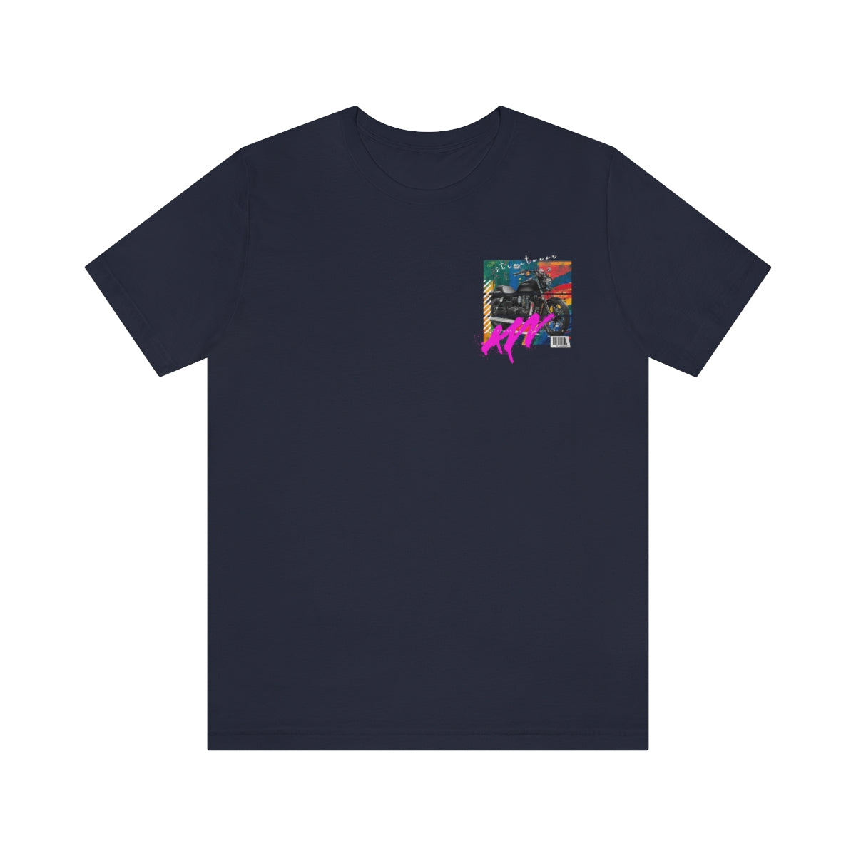 T-shirt Classic Jersey Short Sleeve (Urban Black Motorbike )
