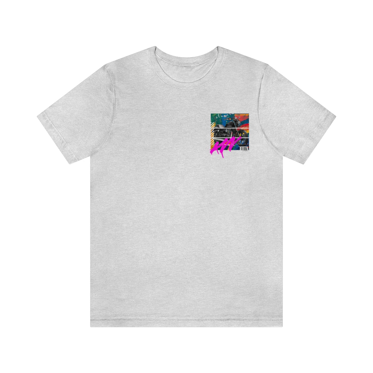 T-shirt Classic Jersey Short Sleeve (Urban Black Motorbike )