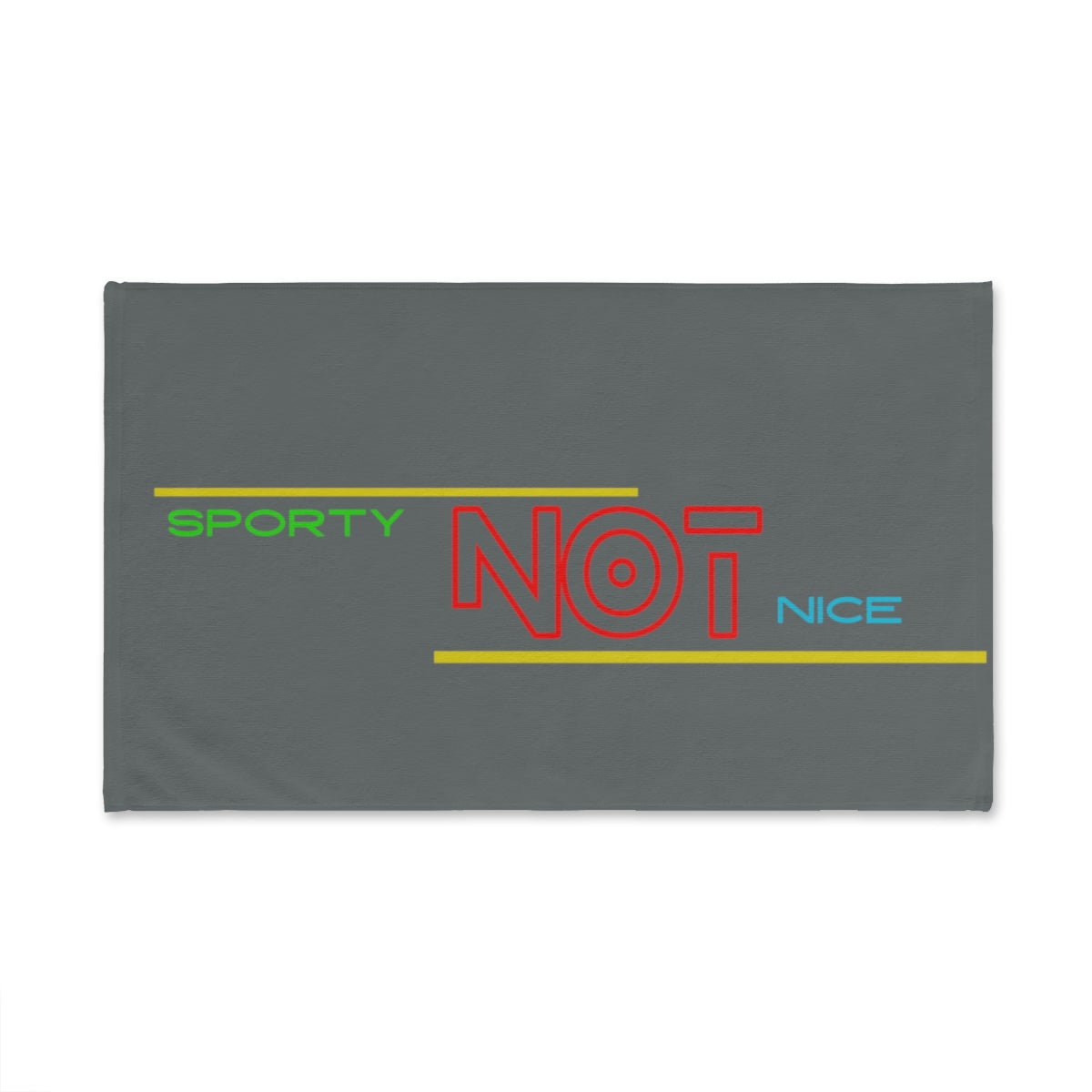 Sports Towel ( SPORTY NOT NICE ) Grey