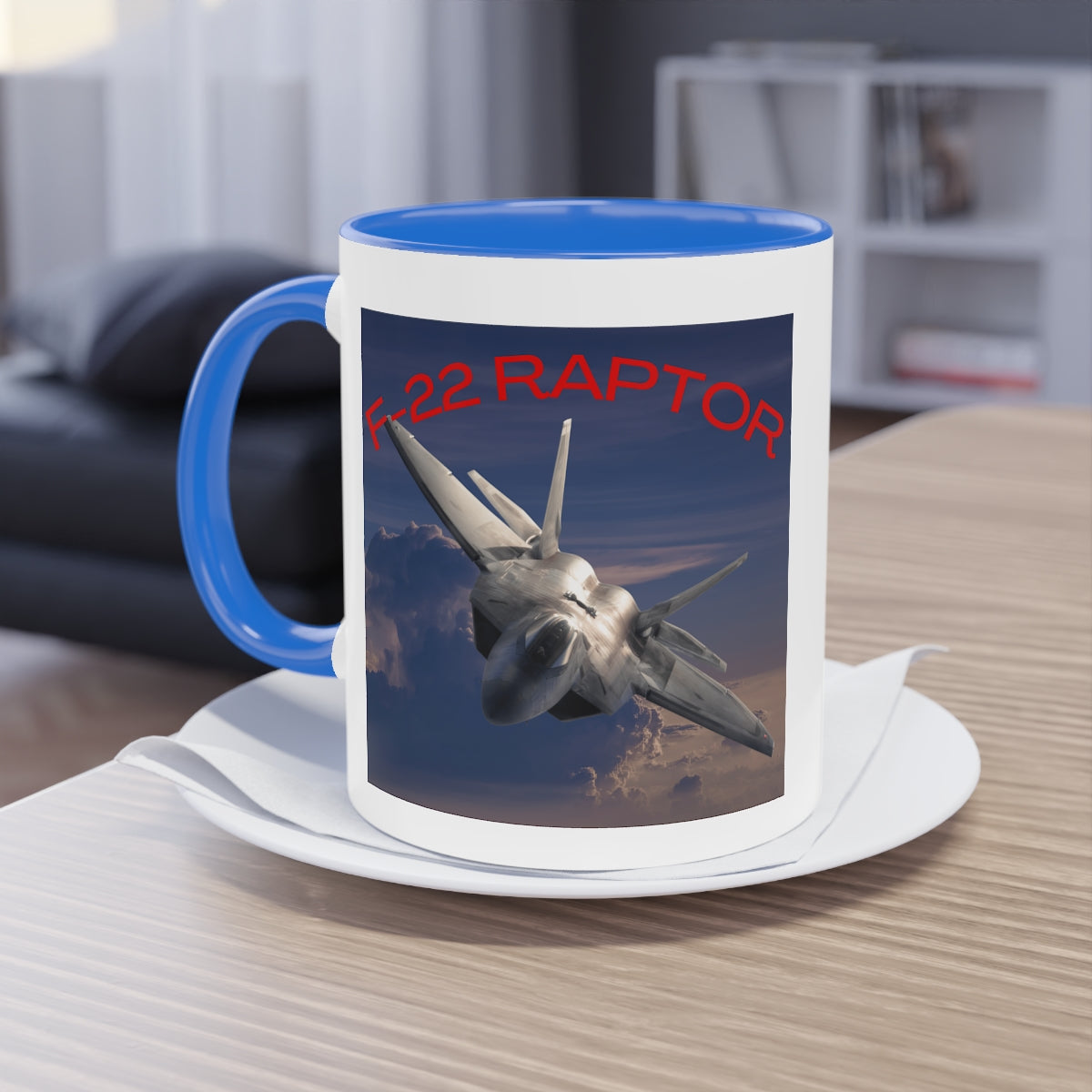 Coffee Mug ( F-22 RAPTOR 2 ) Military Style