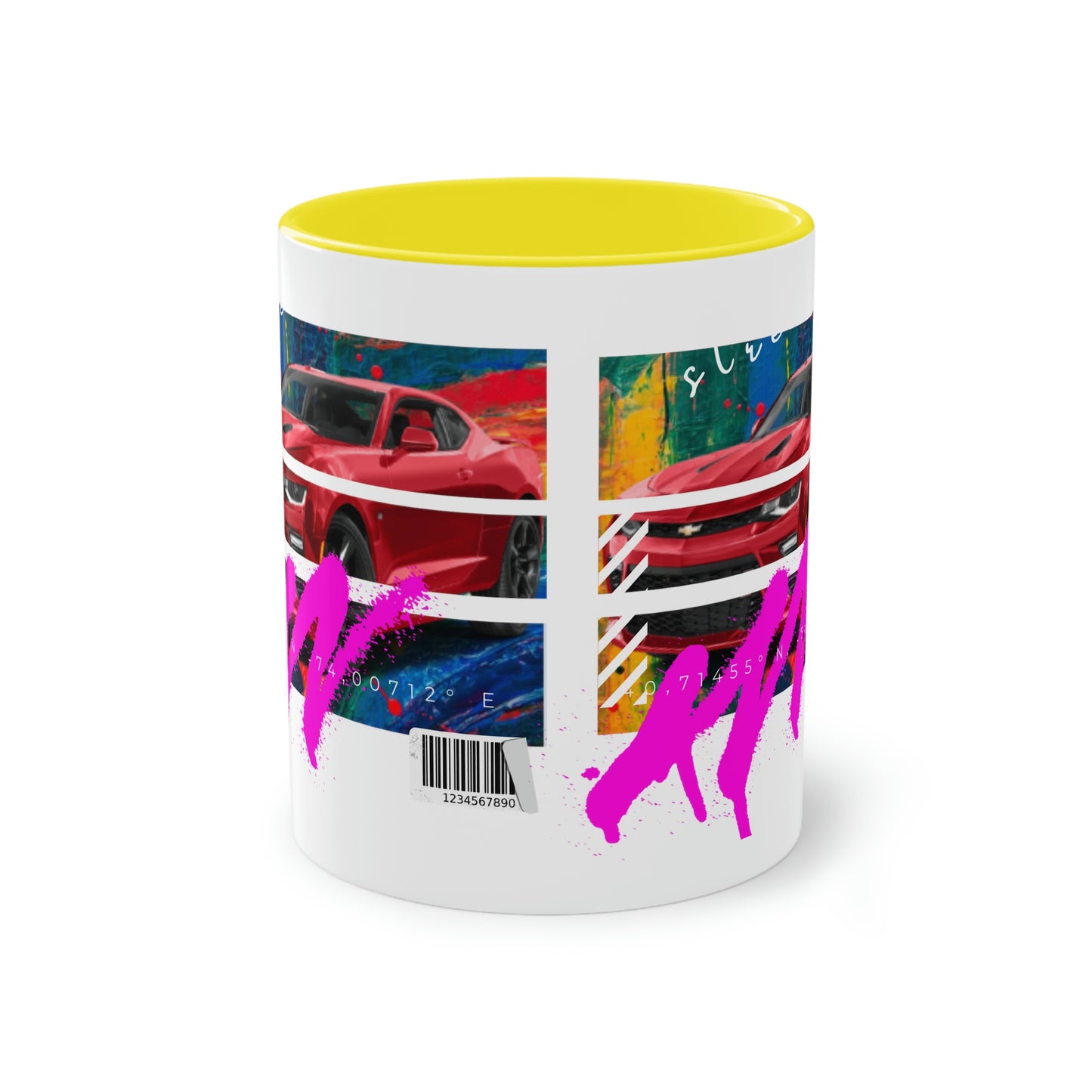 Coffee Mug ( Urban Red Corvette )