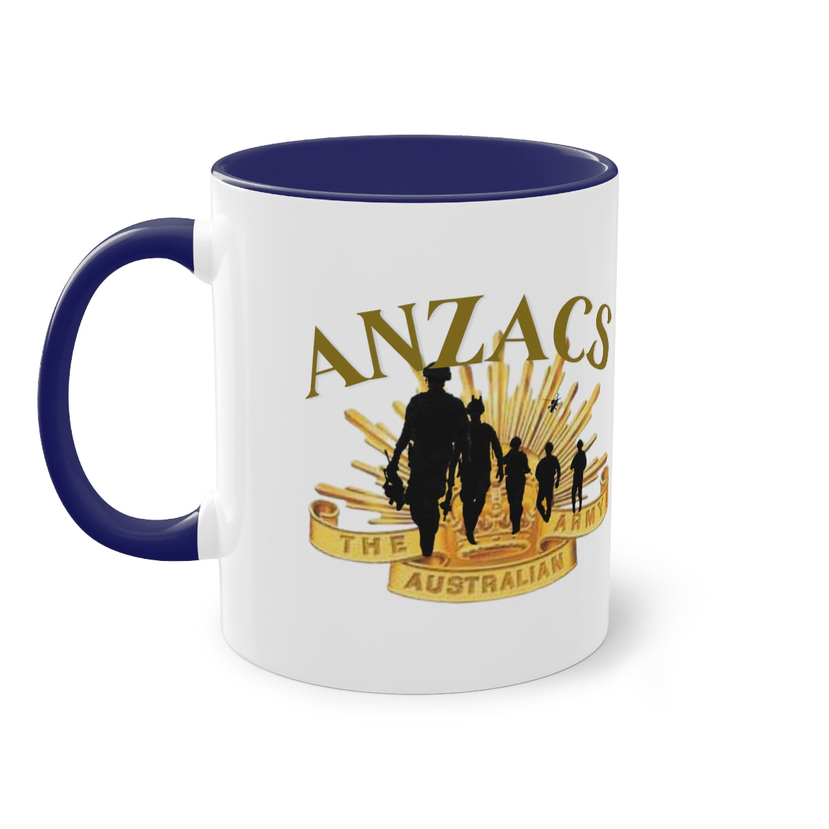 Coffee Mug ( ANZACS ) Military Style