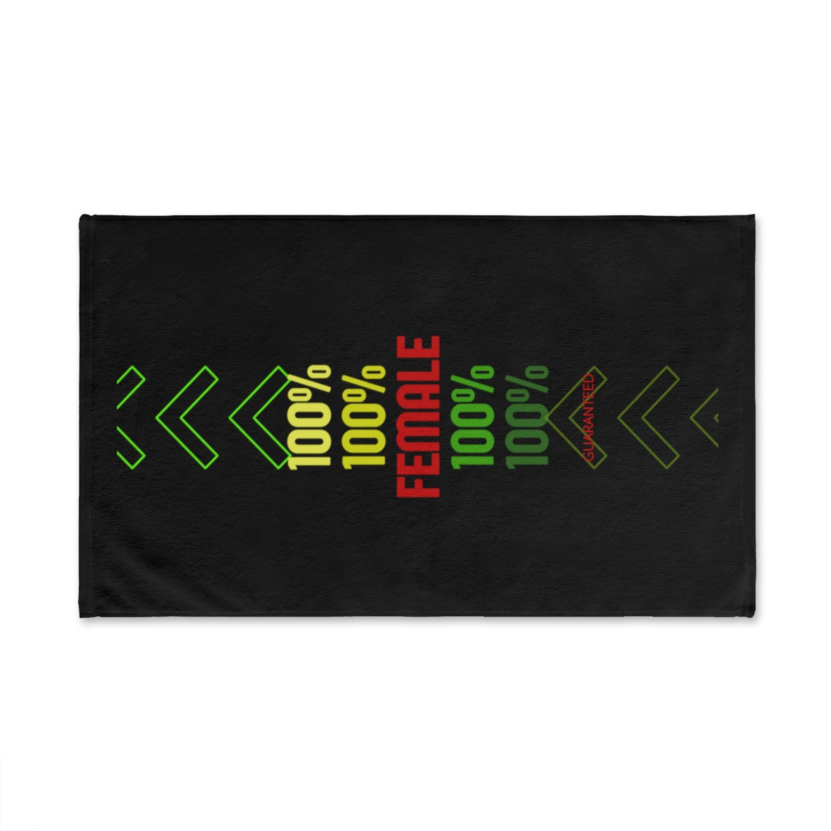 Sports Towel ( 100% Female ) Black