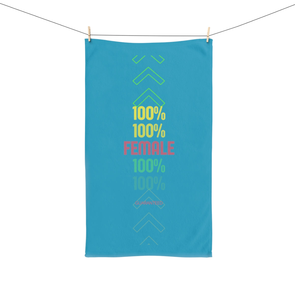 Sports Towel ( 100% Female ) Turquoise