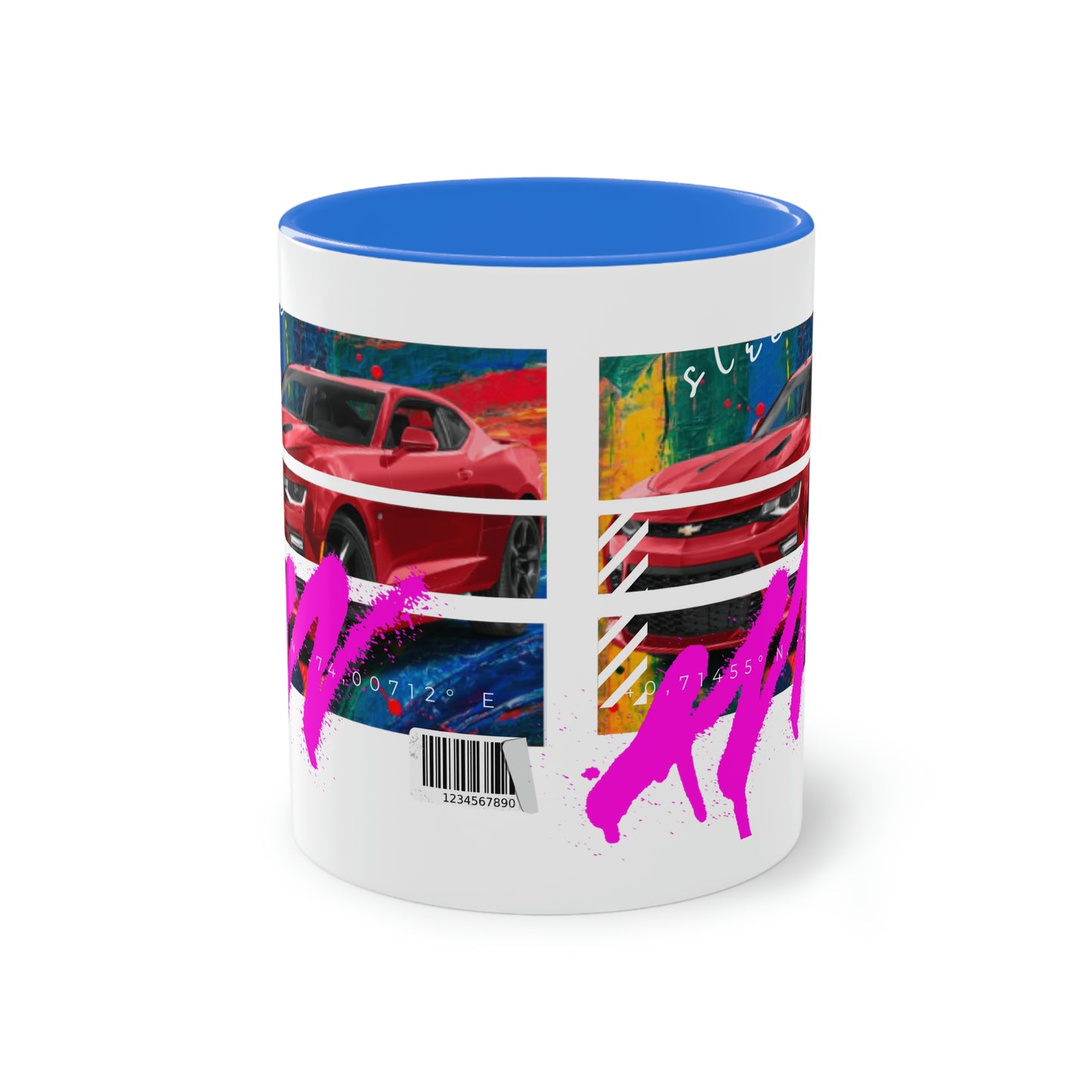 Coffee Mug ( Urban Red Corvette )