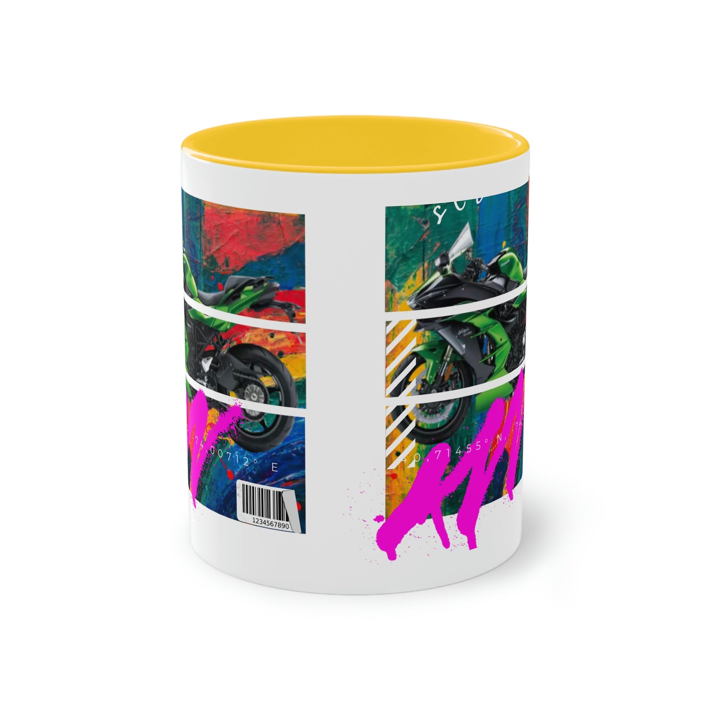 Coffee Mug  ( Urban Green Sports Bike )