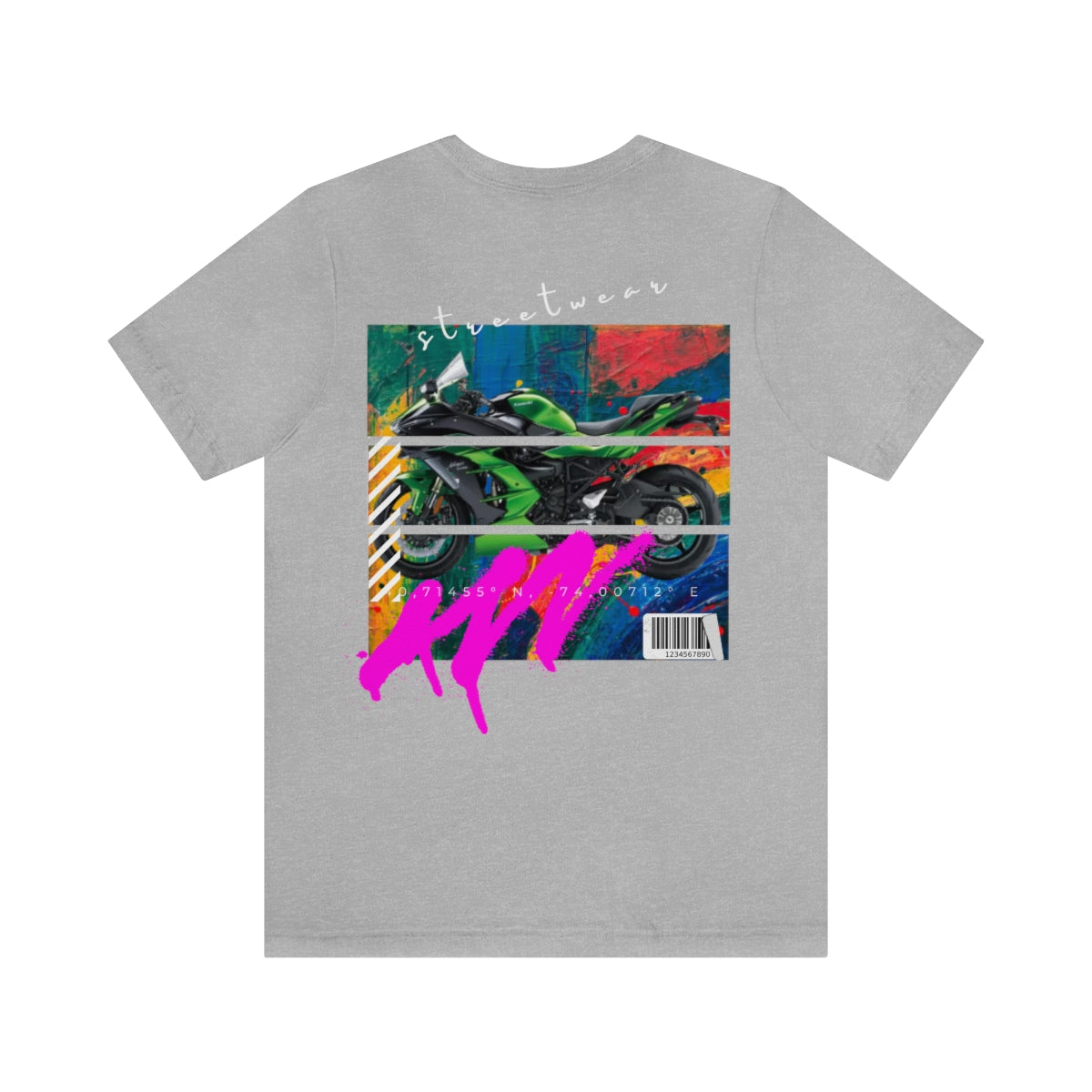 T-shirt Classic Jersey Short Sleeve (Urban Green Motorbike )