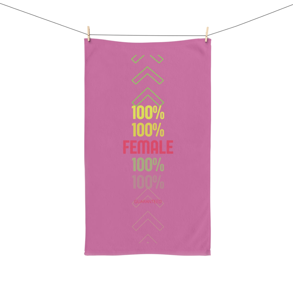 Sports Towel ( 100% Female ) Pink
