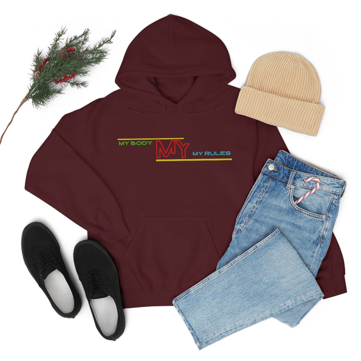 Hoodie ( My Body My Rules) Activewear