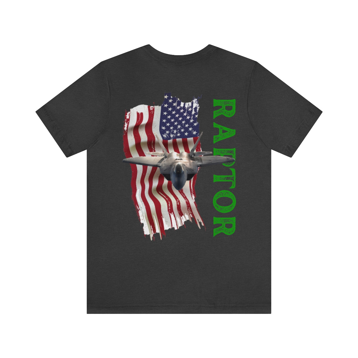 T-shirt Classic Jersey short sleeve ( RAPTOR F-22 stealth fighter ) Military Style