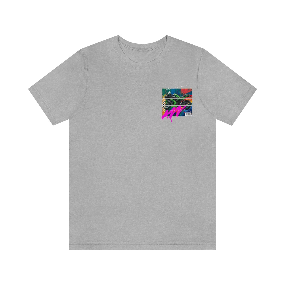 T-shirt Classic Jersey Short Sleeve (Urban Green Motorbike )