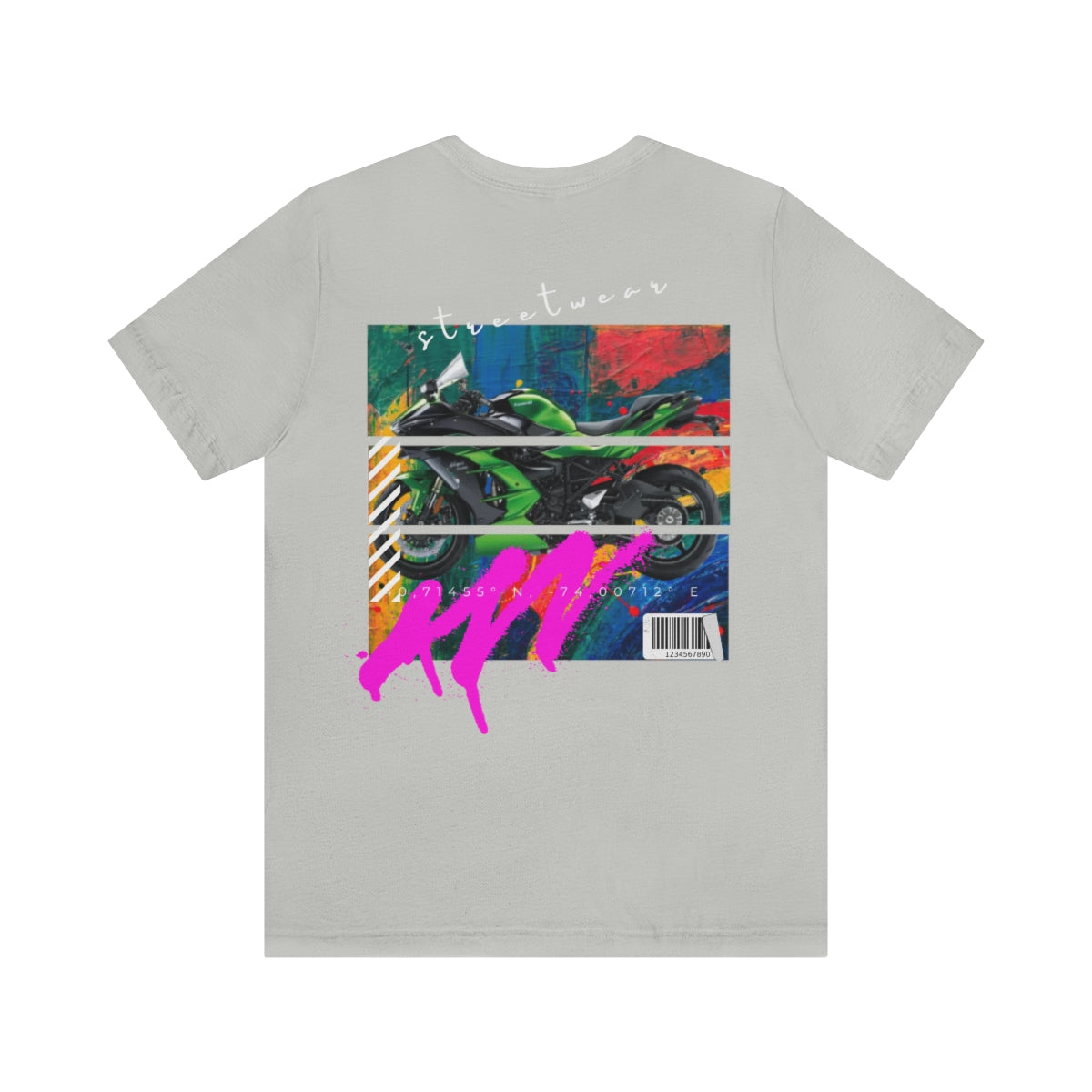 T-shirt Classic Jersey Short Sleeve (Urban Green Motorbike )
