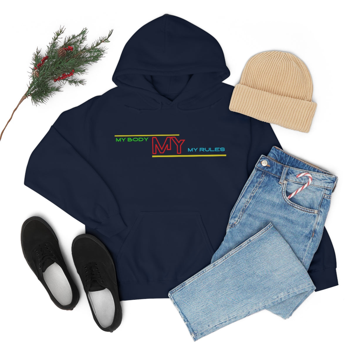 Hoodie ( My Body My Rules) Activewear